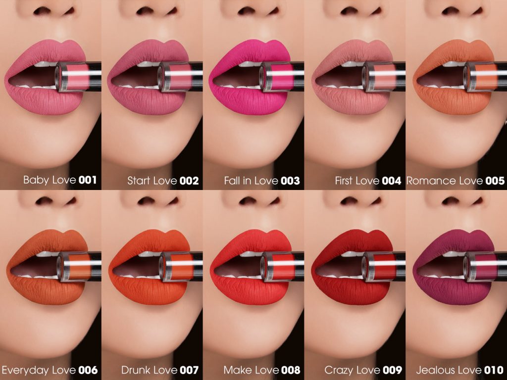 10 màu son Matte Liquid Sexy Lips