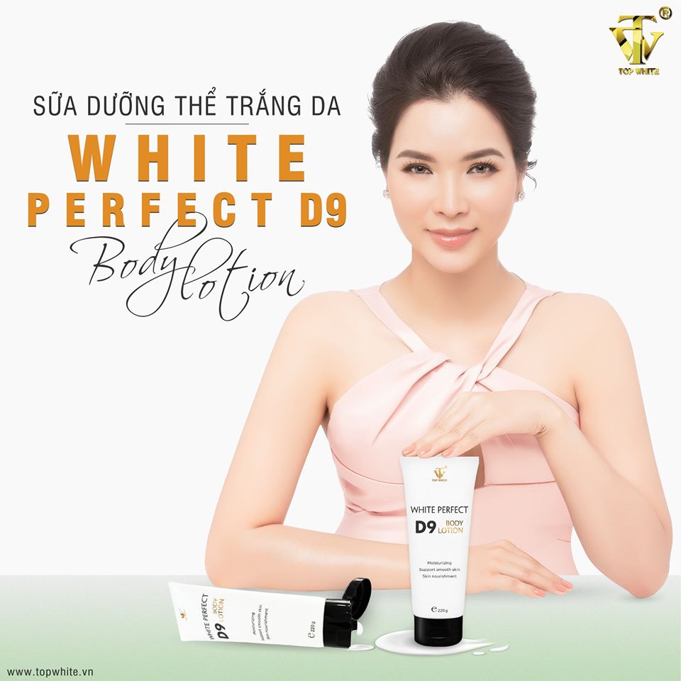 Kem dưỡng trắng da toàn thân White Perfect Body D9 – Diện mạo mới